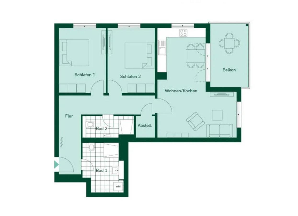 Apartment "Sanddorn" - Haffresidenz Garz  Exterior foto